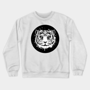 Head of a white tiger Crewneck Sweatshirt